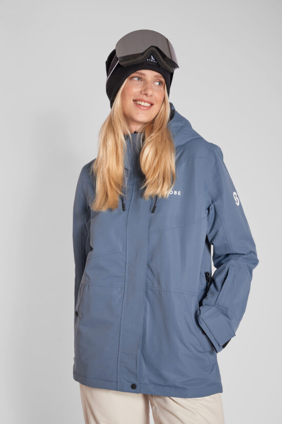 Aura Ski Jacket Slate Blue - Women's